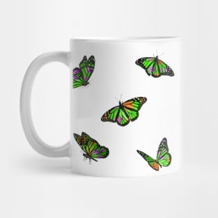 Secondary Colours Butterflies Sticker Pack Mug